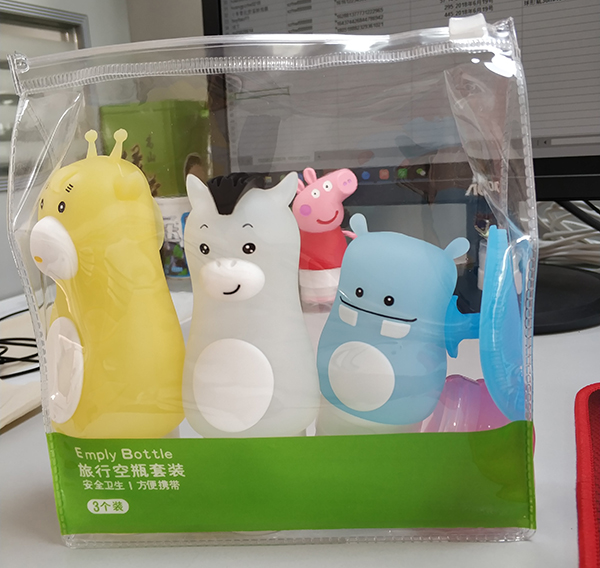 Silicone care products, liquid containers