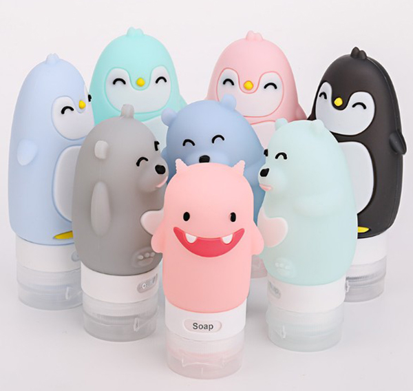 Silicone care products, liquid contai